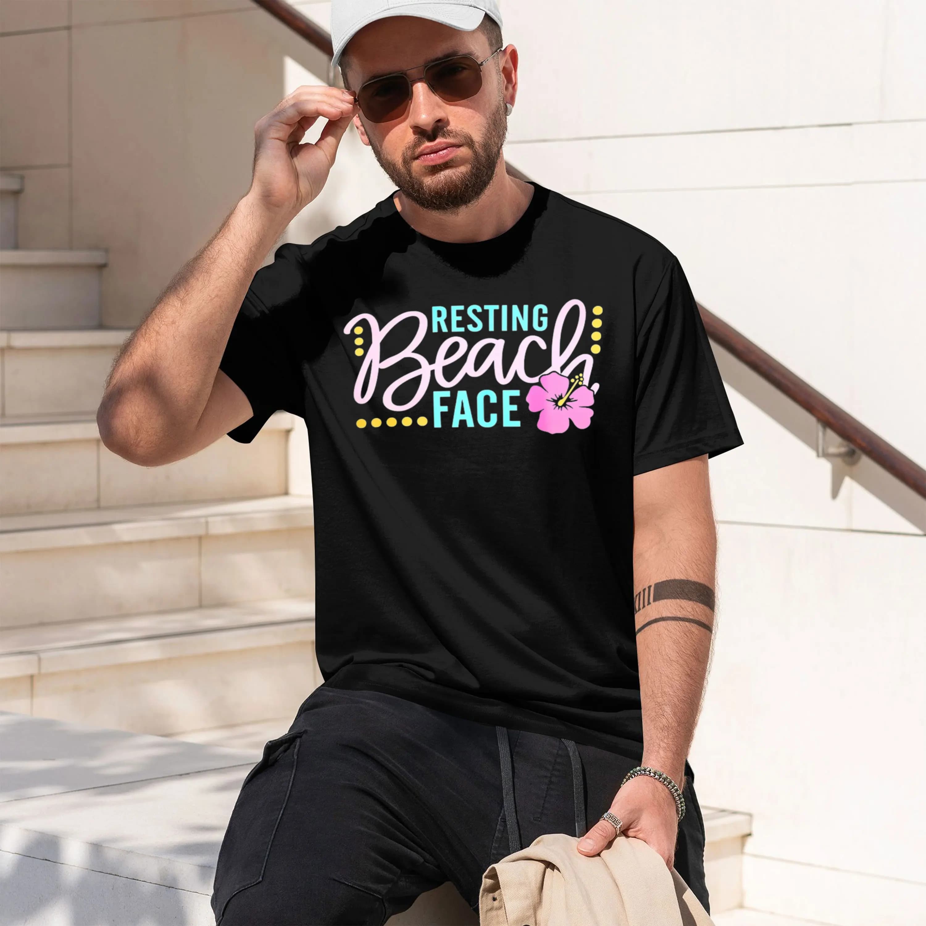 Unisex Bea Life Tank Summer Vaion Shirt Funny Gles Vest Salty Bea Svel Casual Soft d Tee 2026 New Model Short-sleeve crewneck T-