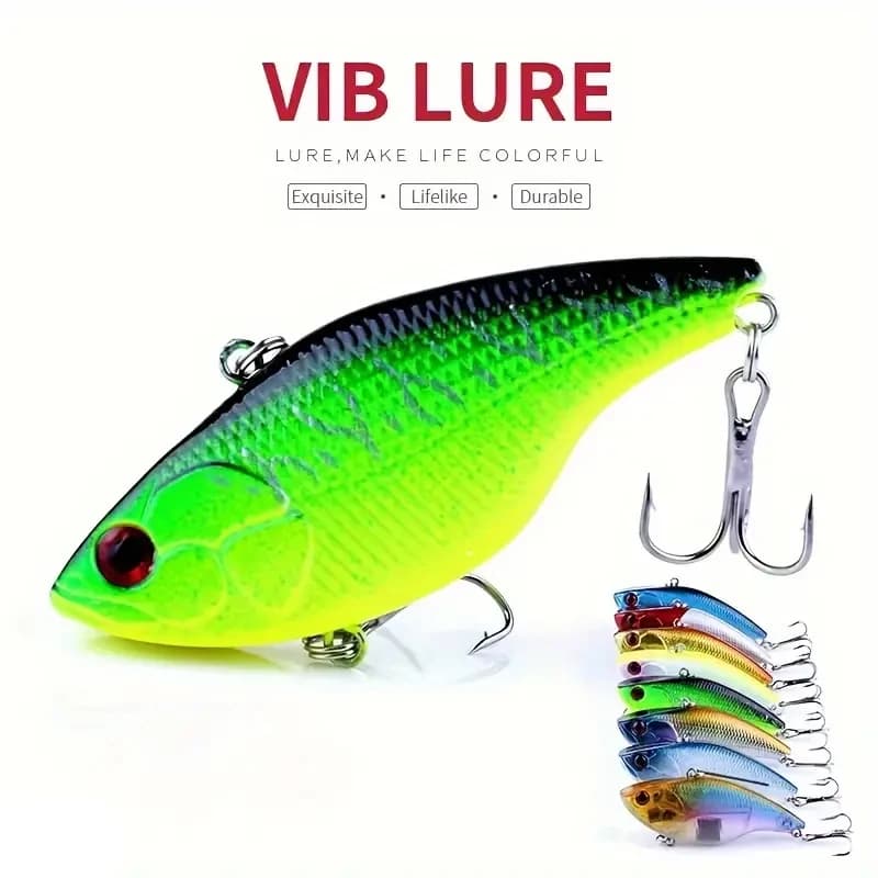 8Pcs professional Wobblers fishing fishing lures vibration bait for ice fishing Artificial accessories