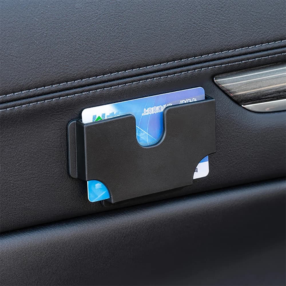 Universal Car Interior Card Holder Multi-function Portable Card Storage Box Car Sun Visor Card Slot Box