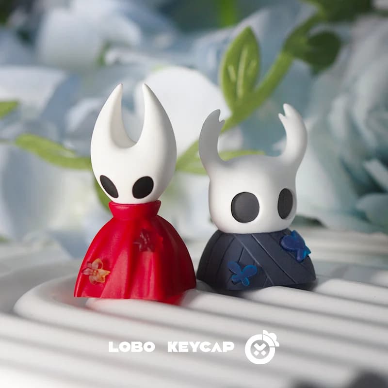 Hollow Knight Keycap Singolo trasparente Kawaii Hornet Creativo Keycap Resina Tastiera meccanica Periferica di gioco Esc personalizzata