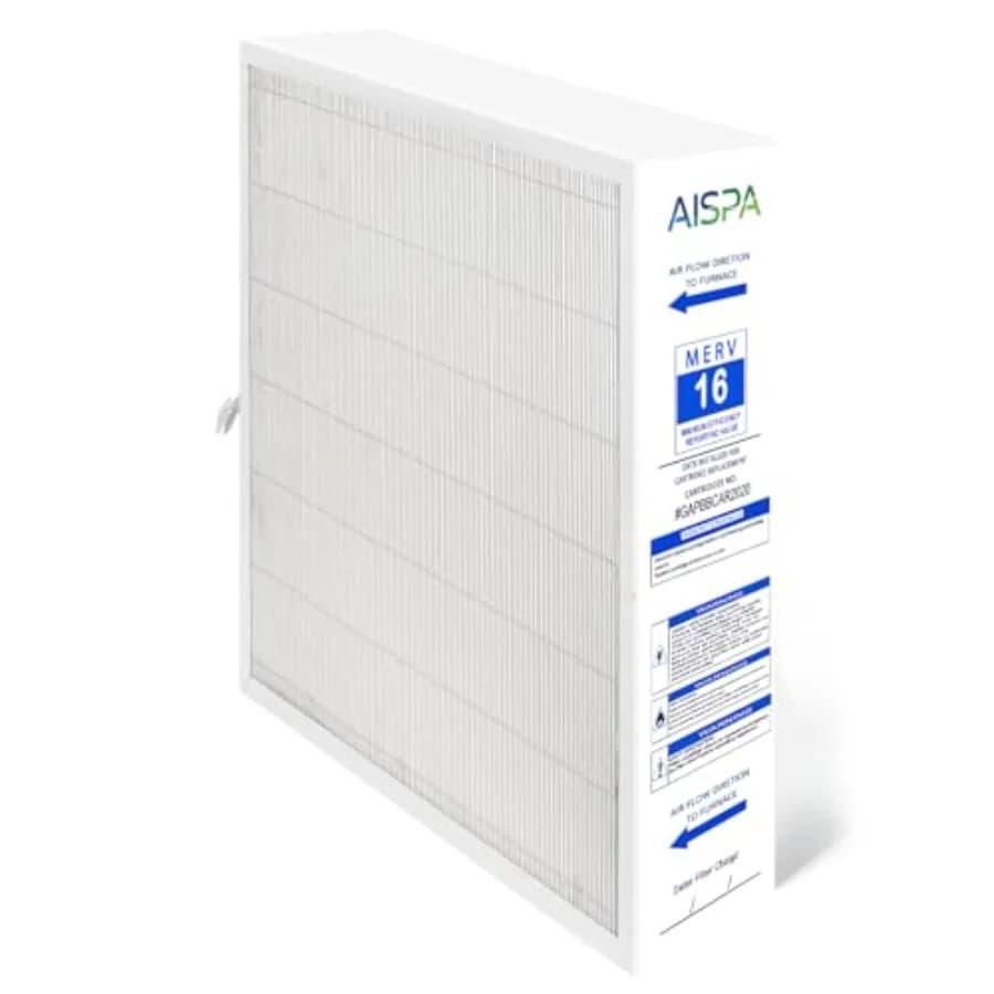 Filtri per Fornace MERV 16 20x20x3.5 Pollici Compatibili con Bryant Carrier Infinity, Cartuccia Sostitutiva per Purificatore d'Aria GAPCCCA