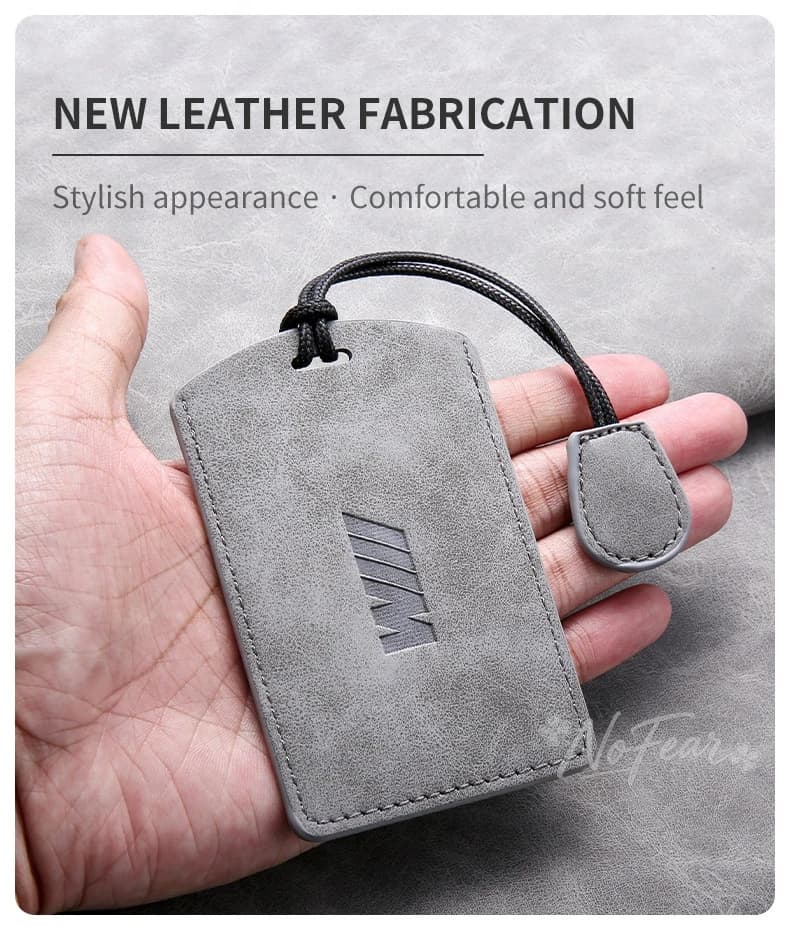 Leather Car Smart Remote NFC Card Key Case Cover Protection Shell Bag For BMW M 3 5 7 Series X1 X3 X5 X6 X7 535le Car stickers