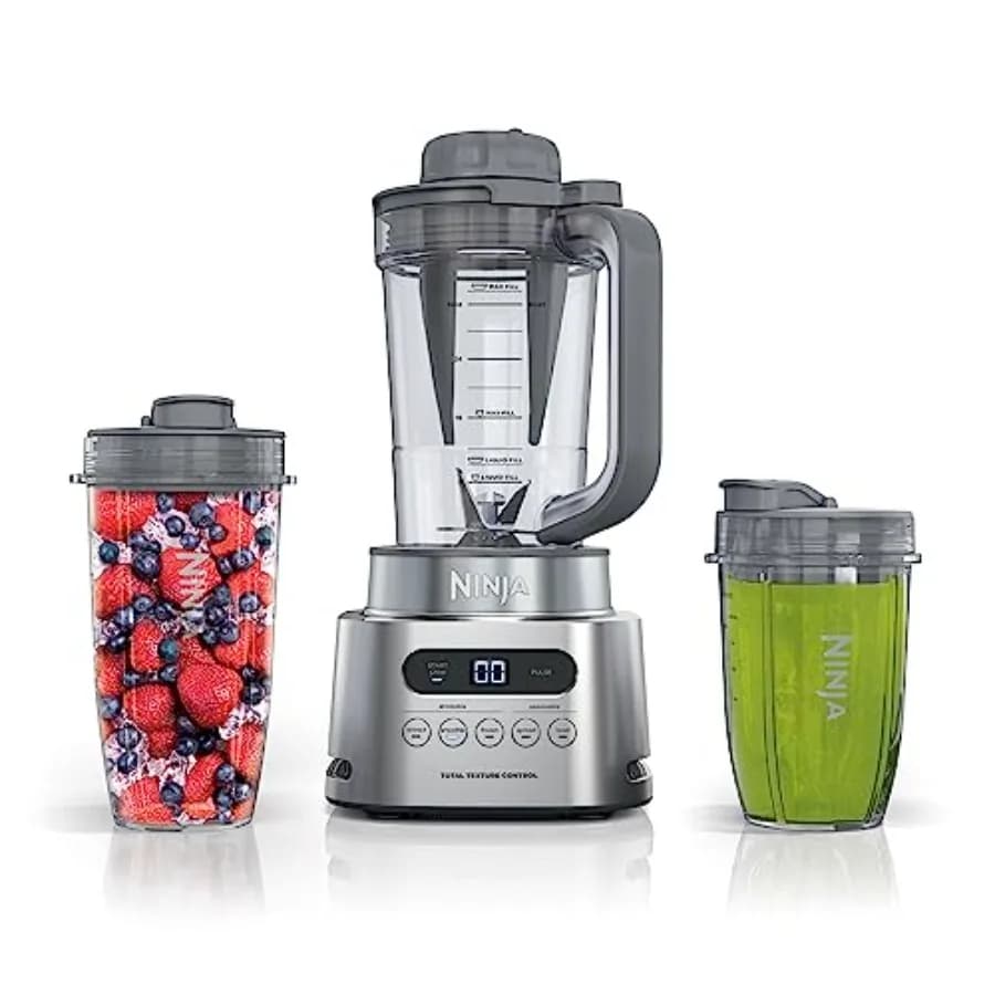 Frullatore TWISTi DUO SS151 ad Alta Velocità 1600 WP, Estrattore di Nutrienti con 5 Funzioni per Frullati e Spalmabili, Più smartTORQU