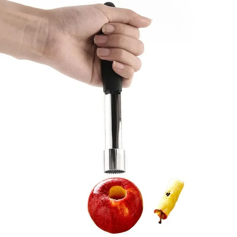 Corer per mele in acciaio inossidabile Datteri rossi Dispositivo per la rimozione di semi di pera Dispositivo multifunzione per la rimozione di semi di frutta Coltello per affettare Gadget da cucina