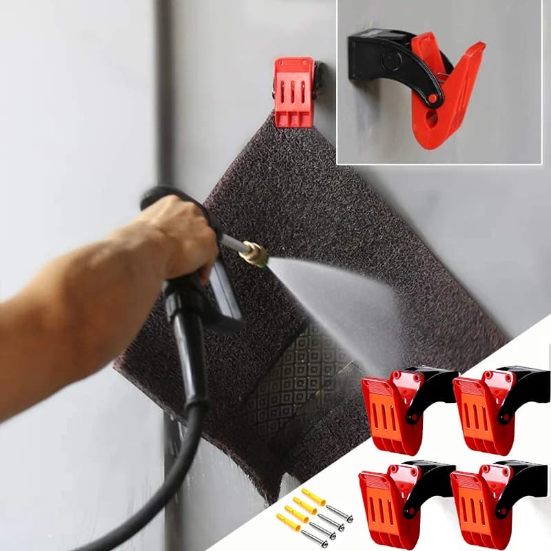1/4pcs Car Mat Clips Car Washing Car Cleaning Shoe for Foot Clean Hook Washing For Mats Clip for Yoga Mat Clean Multifunctional Tool