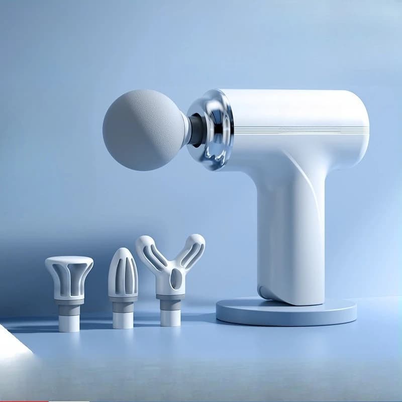 Pistola per fascia muscolare elettrico domestico MINI massaggiatore membrana per collo intelligente afferrare fitness strumento di rilassamento per uomini e donne