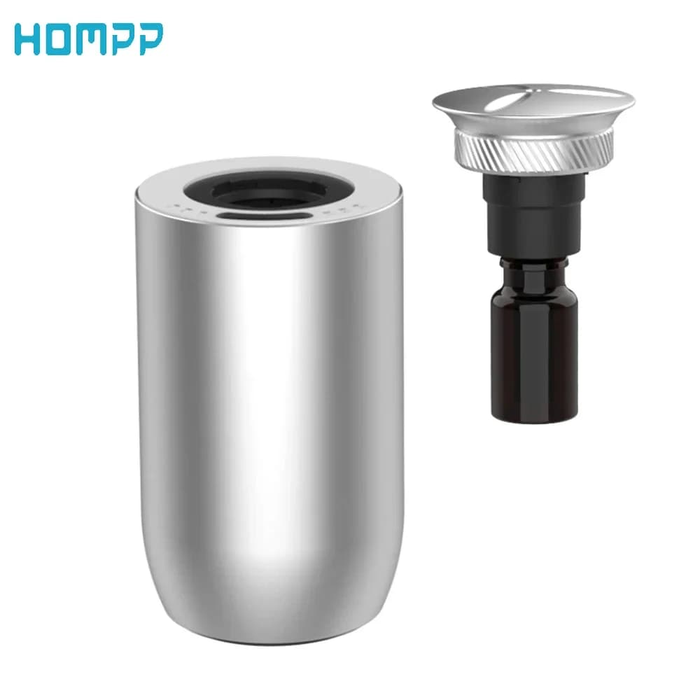 Diffusore di Aromi Senz'Acqua USB in Alluminio, Nebulizzatore per Auto, Aromaterapia con Oli Essenziali Senza Acqua, Elettrodomestico per la Casa