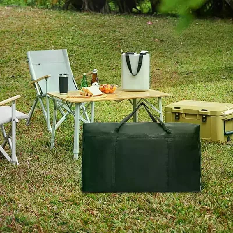 1 Piece Bag Extra Large Waterproof for Movers, Shopping Bag in Oxford Fabric, Cube Organizer 80*48*25cm, Organisation Tool and Home Storage