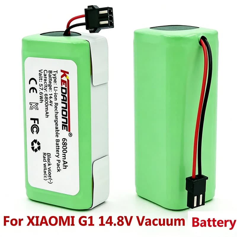 Batteria da 6800mAh 14.4V per Robot Aspirapolvere eufy RoboVac 15C 15T 25C 30 30C 35C MAX G10 G15 G20 G30 Hybrid Edge - Accessori