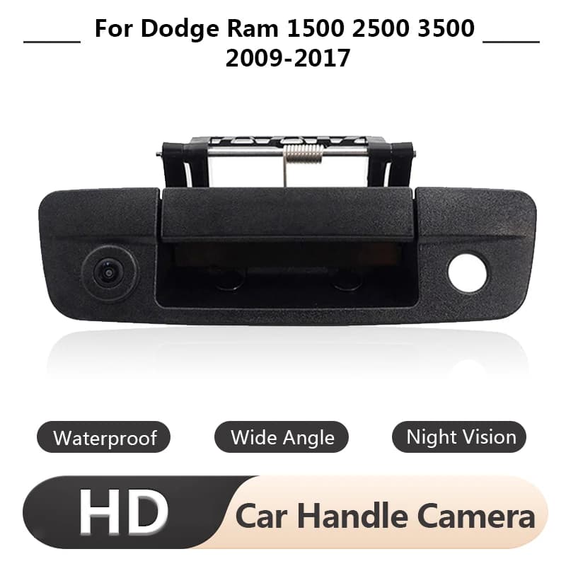 Telecamera per maniglia portellone posteriore HD per Dodge Ram 1500 2500 3500 2009-2011 2012 2017 Telecamera di backup impermeabile per visione notturna