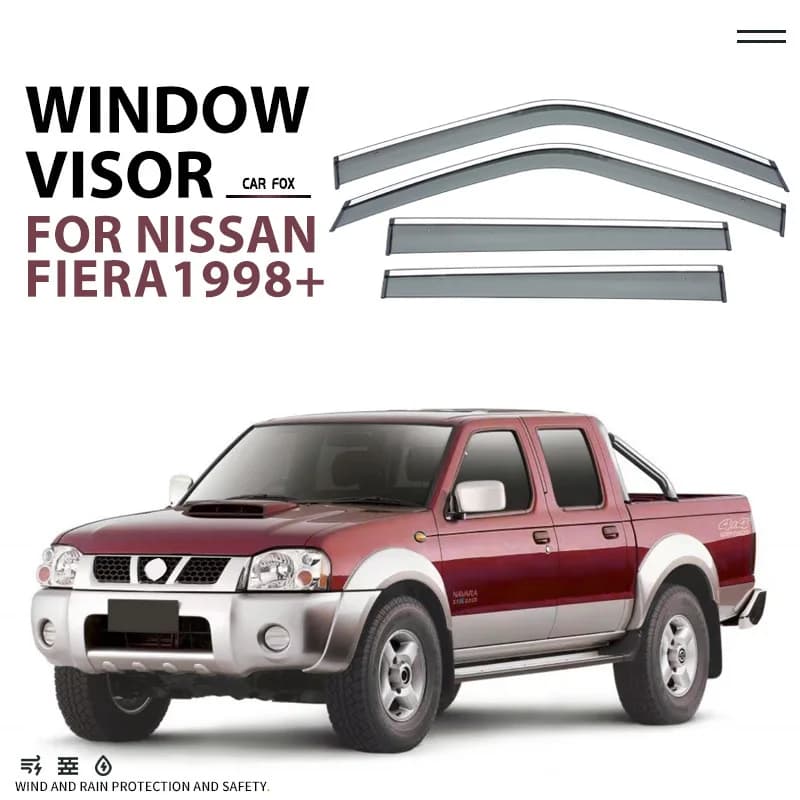 Per NISSAN Fiera 1998+ Deflettori Finestrini Auto, Tendine Parasole Antipioggia per Finestrini Laterali, Accessori Auto, Styling Auto