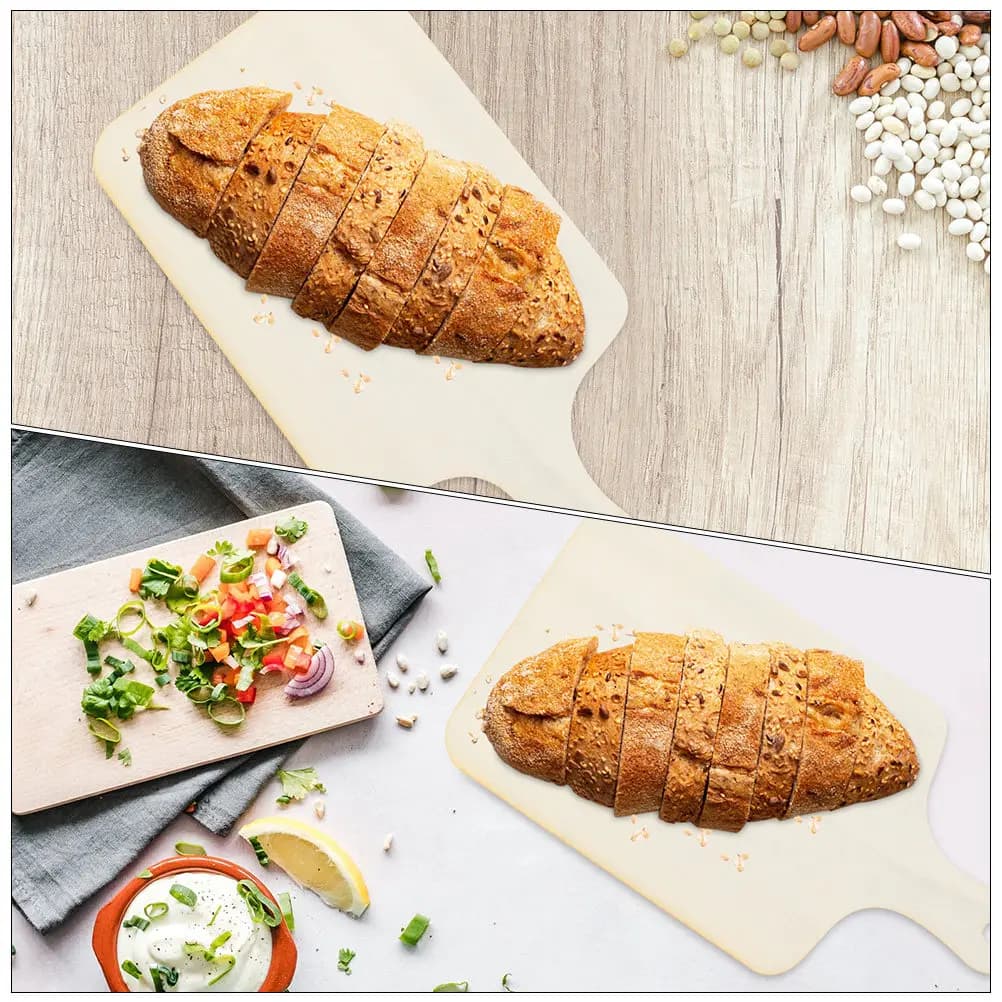Set di 3 Mini Taglieri in Legno Antiscivolo, Vassoi per Servire Frutta, Taglieri Grezzi Fai-da-Te, Sottopiatti da Cucina, Accessori per Foto