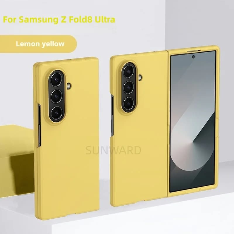 Luxury Skin Feel Frosted Matte Phone Case For Samsung Galaxy Z Fold 8 Ultra Z Fold7 6 5 4 3 2 Z Fold 8 Wide PC Shockproof Cover