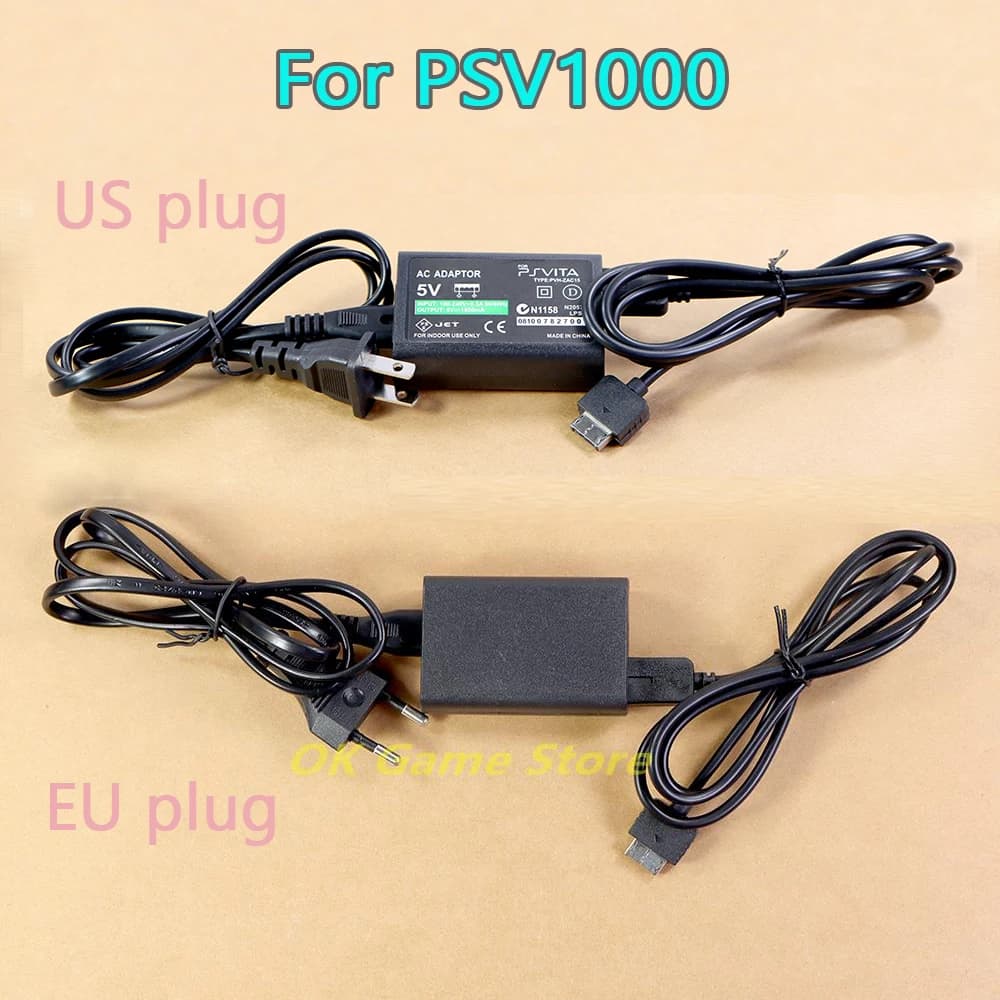 1set AC Adapter Charger Power Supply EU Plug US Plug With USB Charging Cable For PSVITA PSVita 1000 For PSV 1000 Game Controller