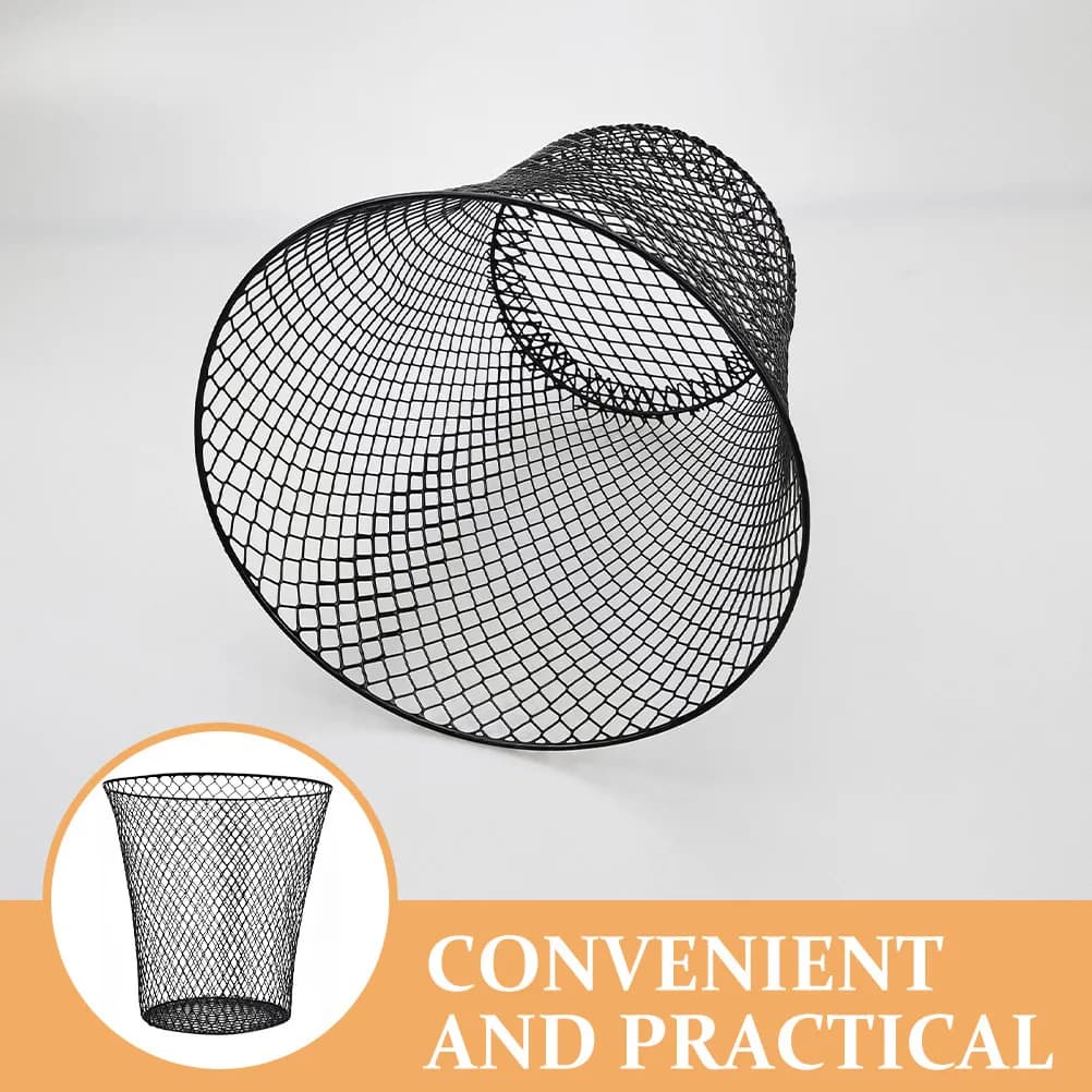 Cesto in Ferro Versatile, Costruzione in Metallo Resistente per Giardino, Copertura per Piante, Contenitore per Rifiuti, Conservazione di Frutta e Verdura, Oggetti Vari Quotidiani