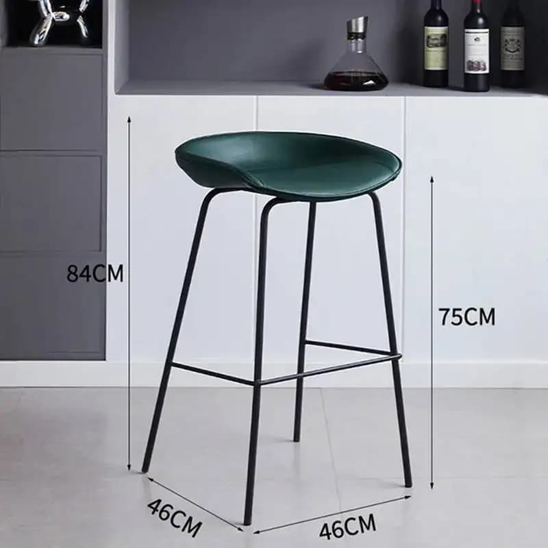 Mobili Sedie minimaliste Trucco Bar Balcone Sillas Gaming Sala da pranzo Bone Designer Accento Sgabelli nordici Bar Camera da letto Camera da letto