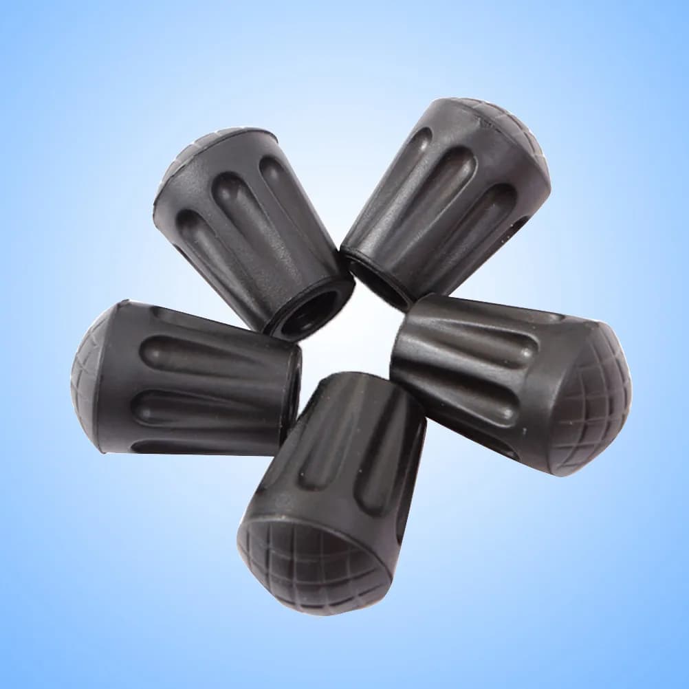 6 Pezzi Copripunta Premium da 3,3 cm per Bastoni da Trekking, Antiscivolo, Resistenti all'Usura, Leggeri, Accessori per Arrampicata