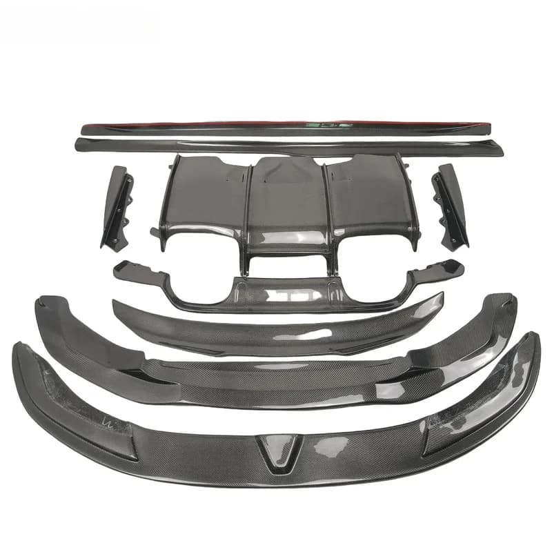 Hot Selling High Quality Carbon Fiber Body Modification Kits With Front Lip, Rear Spoiler And Rear Diffuser Fit For 2014-2016 Hi