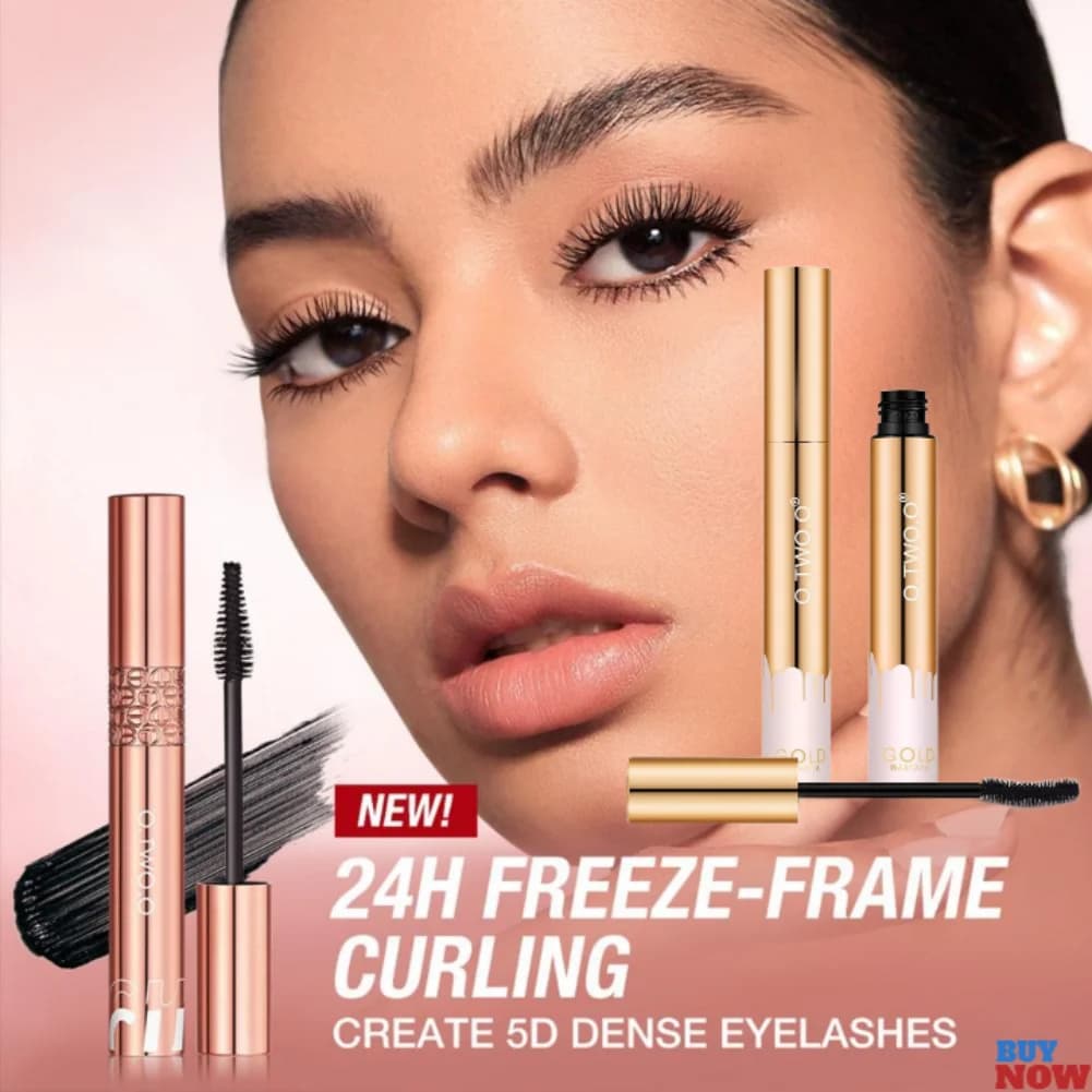 Waterproof Mascara stretches the extension of black lashes without drooping elongation volume mascara in 5D silk fiber cosmetics for O.TWO. O