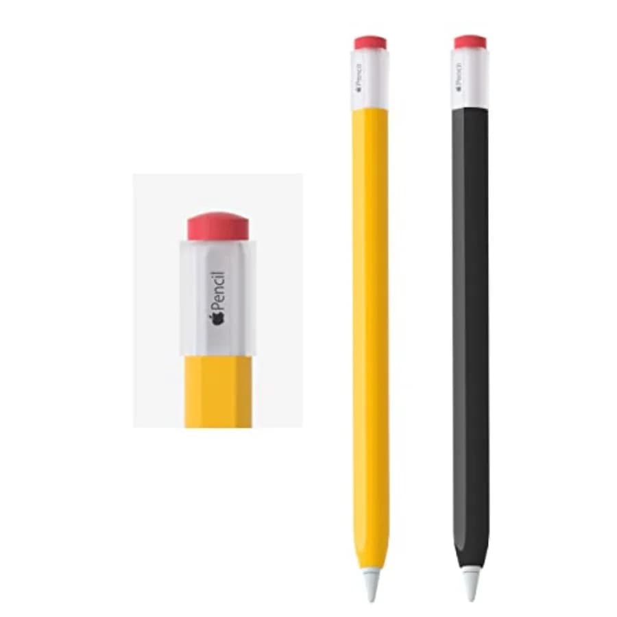 Confezione da 2 custodie in silicone compatibili solo con Apple Pencil di seconda generazione, custodia protettiva per accessori.