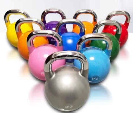 ZHI HUI Kettlebell in Acciaio per Uso Commerciale Modello A-888, Grado Professionale per Allenamento in Palestra, Fitness, Sollevamento Pesi e Allenamento Core