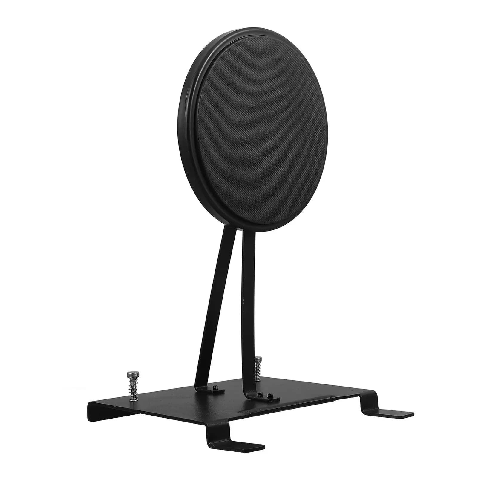 Kit Pad per Pratica Batteria con Doppio Pedale per Grancassa, per Allenamento del Footwork, Pedale in Acciaio Resistente, Pad Mute per Grancassa Autentico