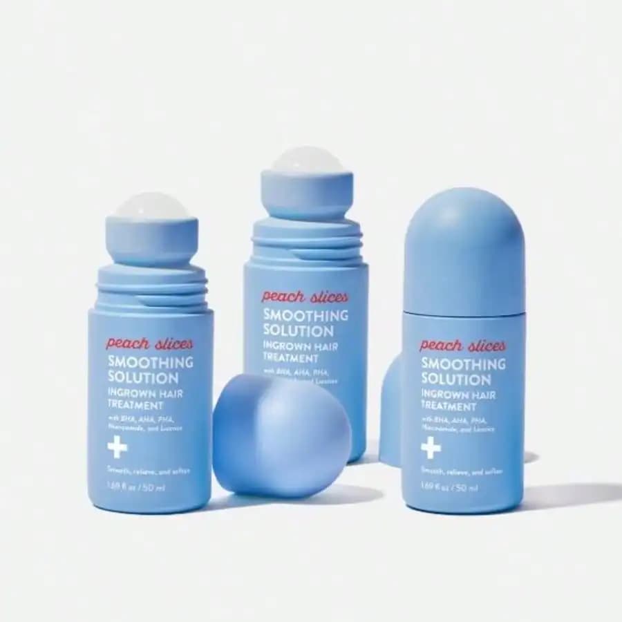 Leaving solution to the Fishing Fettes for the Treatment of the Incarnated Peles - Pack of 3 | Roll-on for the bikini area, against the rasurines and the redness | BHA, AHA,