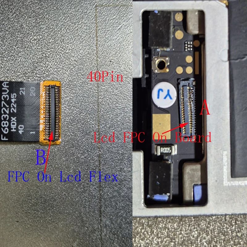 2-10Pcs LCD Display Screen Flex Cable Contact Board Motherboard FPC Plug Connector For Oukitel WP19 W21 Ultra W21Ultra 40 Pin