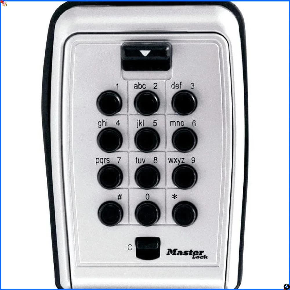 0,004 cu. piedi. Serratura a combinazione Cassetta di sicurezza grigia, serratura intelligente, serratura intelligente, password