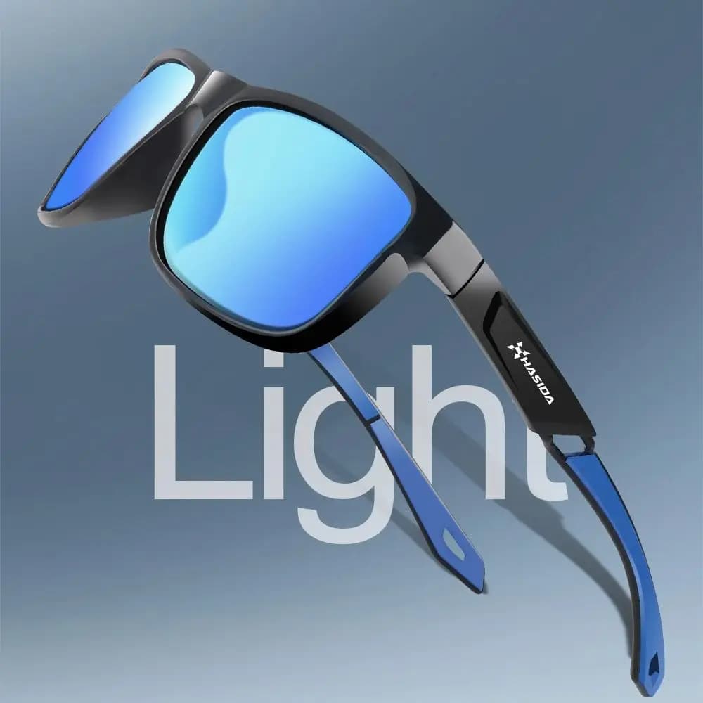 Occhiali da Pesca HISTAR Polarizzati 22G Leggeri, 3 Tipi a Scelta, Rivestimento a Foglia di Loto, Aste in Silicone, Lenti TAC Anti-Impatto e Anti-Riflesso