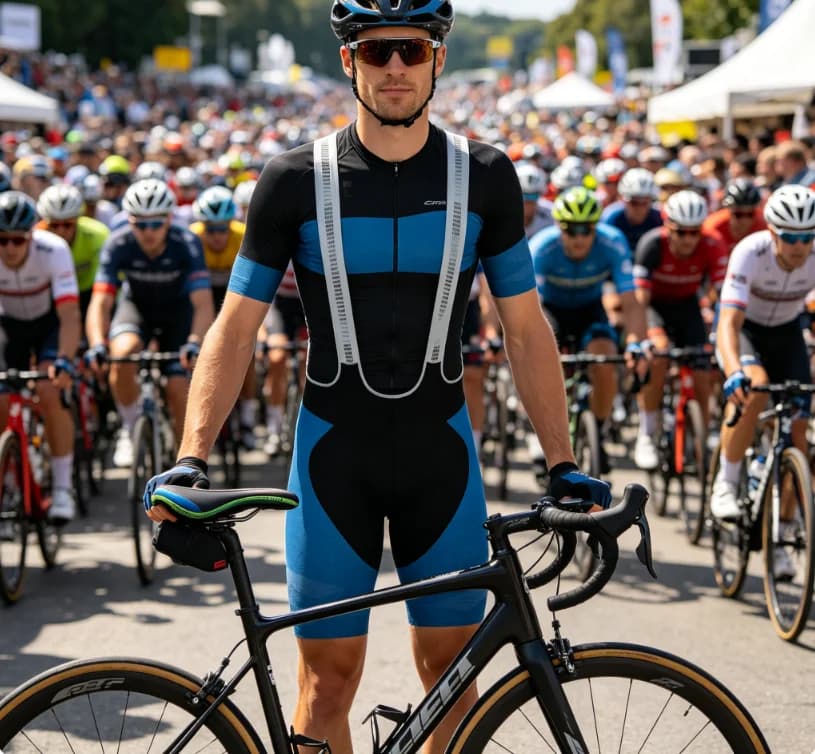 Pantaloncini da Ciclismo per Uomo, Traspiranti, con Imbottitura in Gel 20D, Abbigliamento MTB, Pantaloni Corti da Bici