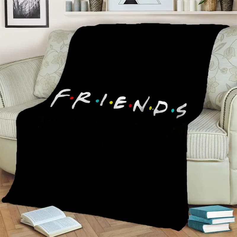 Coperta HD Classics TV Friends con stampa 3D, morbida coperta per casa, camera da letto, letto, divano, picnic, viaggio, ufficio, coperta per bambini