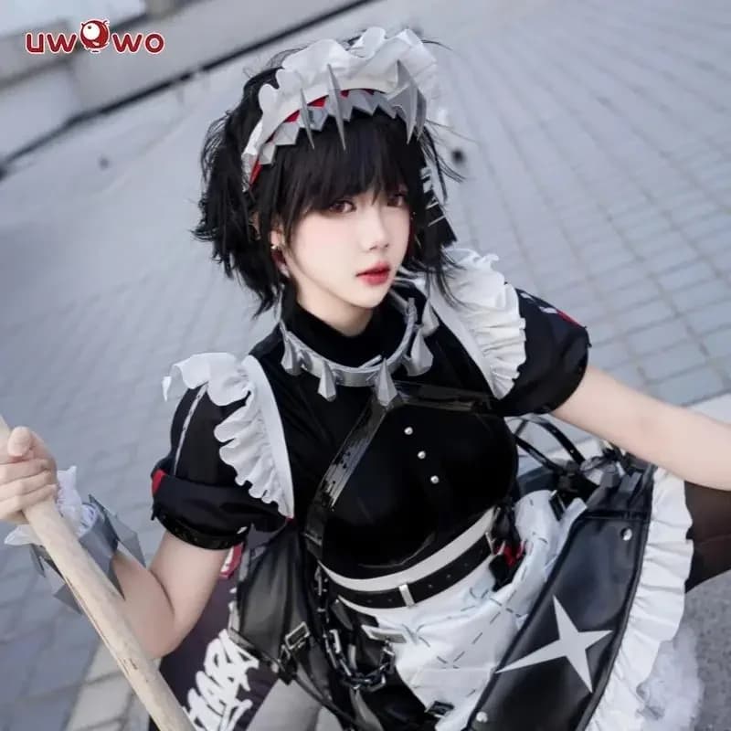 2025 Gioco Zenless Zone Zero Cosplay /ZZZ Cosplay Ellen Joe Maid Costume Cosplay con coda di squalo Costume di Halloween