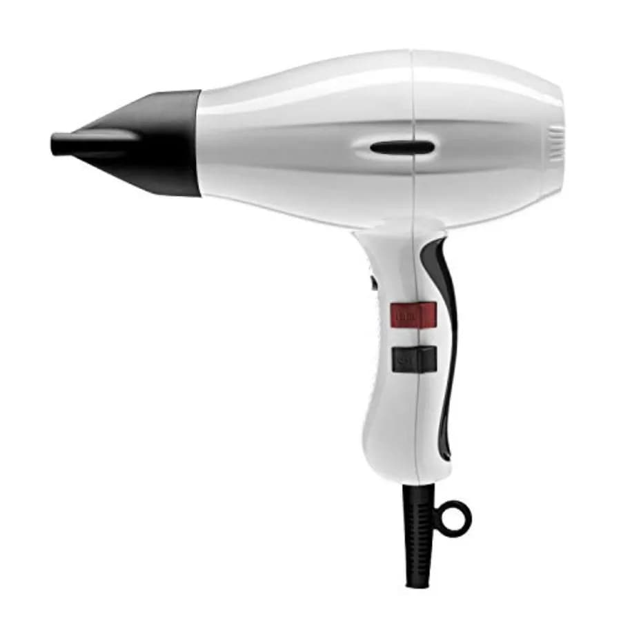 Hairdryer for domestic use, ceramic and ion material, black, light and fast drying