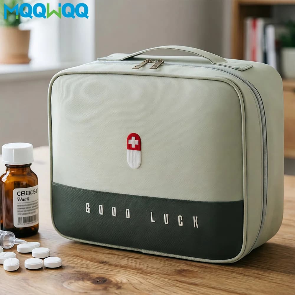 1 borsa di pronto soccorso vuota, borsa per traumi medica di emergenza, borsa per medicinali per viaggiare, escursioni a casa, campeggio, auto, ufficio
