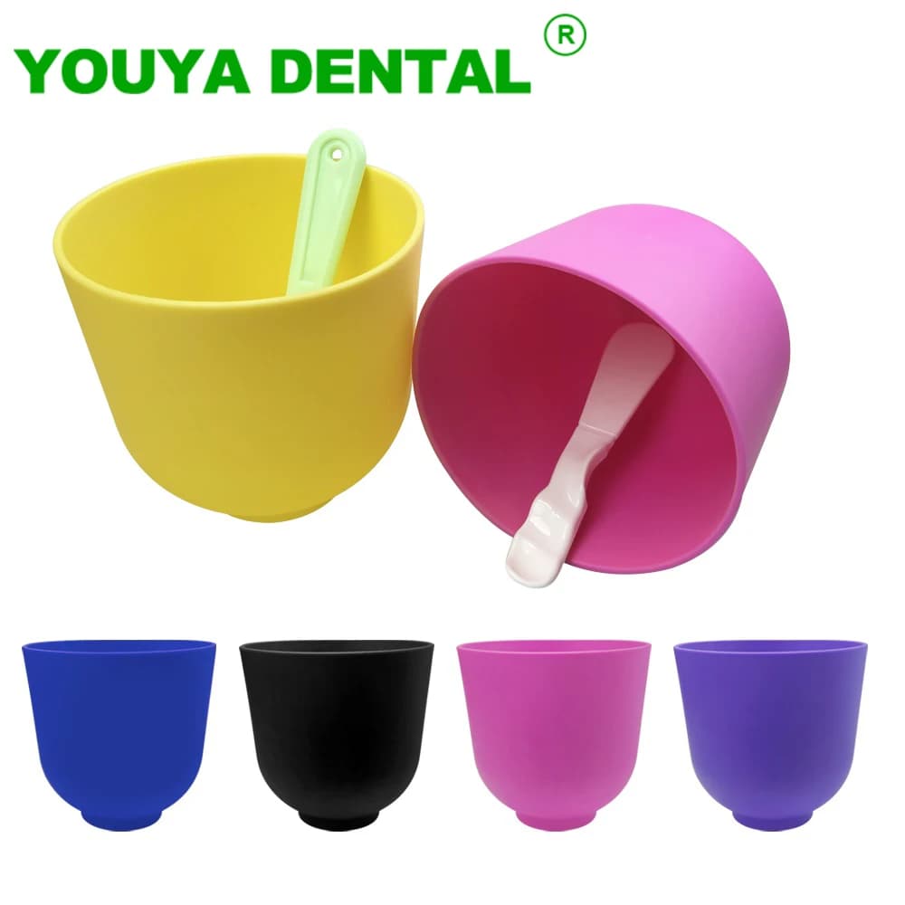Dental alginate bowl Dentistry laboratory Mixed chalk bowl Flexible rubber Mixing material Bowls Teeth whitening Instruments of oral hygiene