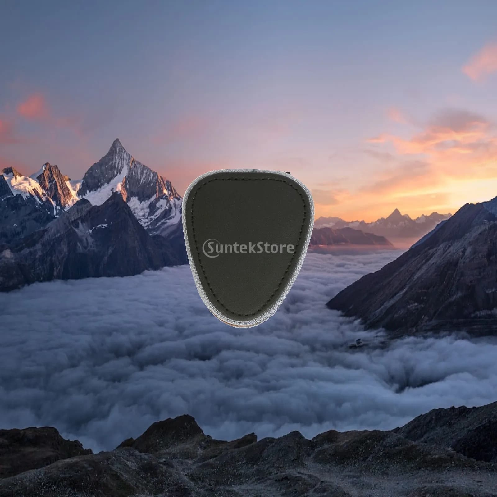 5xGuitar Pick Holder Portable Electric Guitar Pick Carry Bag for Stage Ukulele Holds 6 Picks