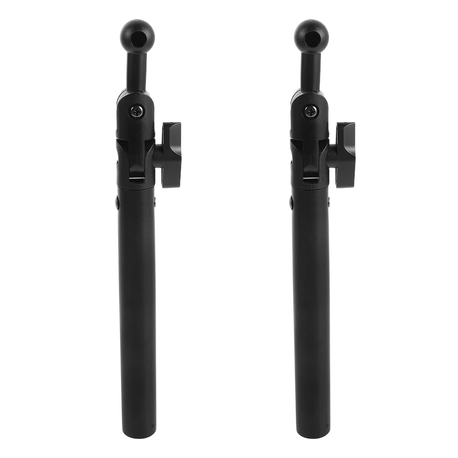 2Pcs Microphone Stand Extension Rod 17Mm Ball Head Adjustable Mic Boom Arm Extension Pole for Streaming Recording Phone Mount