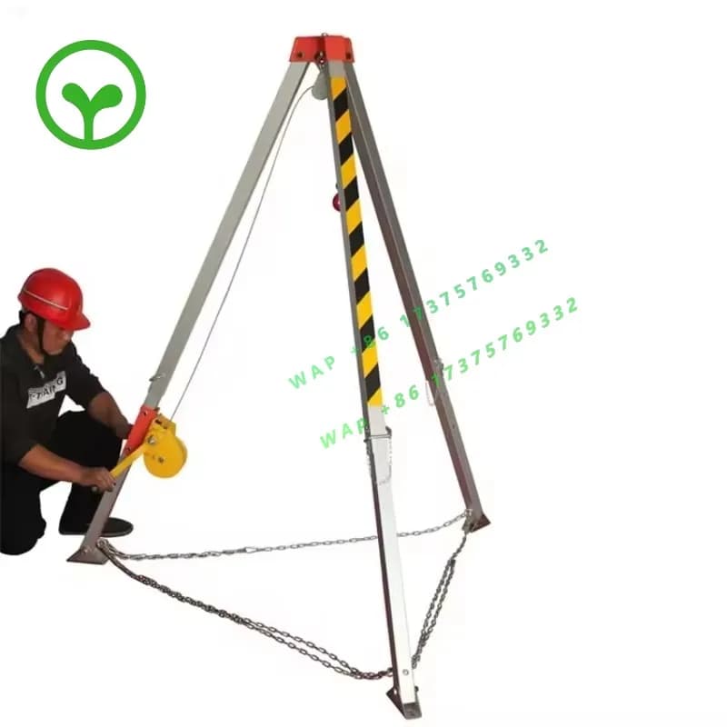 【Factory Price】Fire Fighting Rescue Tripod Telescopic Leg Design 1200lbs Capacity For Emergency Service Industry