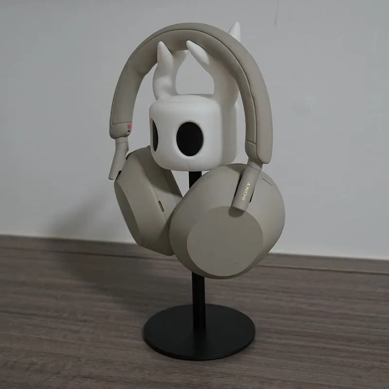 3D Printed Hollow Knight Gaming Headphone Holder, Desk Universal Over-Ear Headphone Holder, Decorative Display
