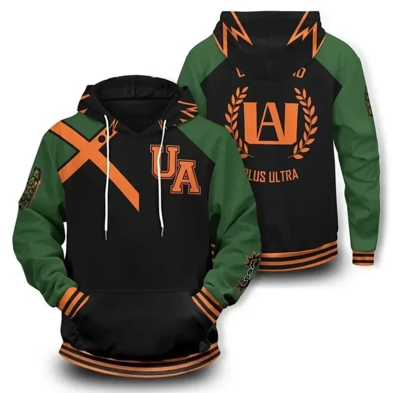 ★ Costume di Halloween per Cosplay My Hero Academia, Felpa con Cappuccio di Todoroki Shoto e Might Bakugou Katsuki ♥ Tutte le parti del paese