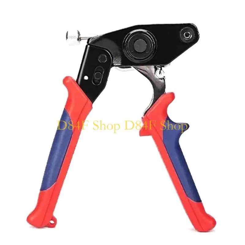 D84F Effective Steel Cable Tie Guns Metal Zips Tie Tightener Steel Tie Tool Special Tool for Fastening & Cutting Tool