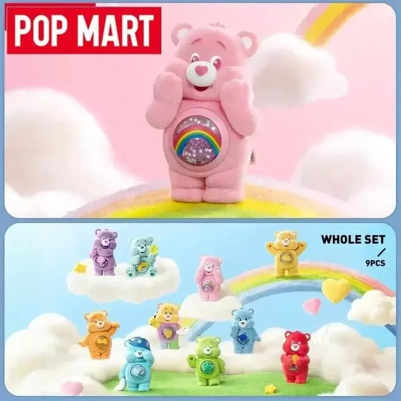 POP MART Care Bears Colorful Hugs Series Kawaii Anime Action Figure Blind Box - Sorpresa Mystery Toy Doll Ornament