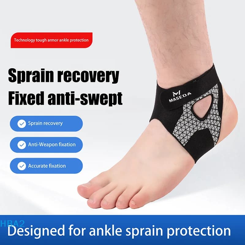 【H】1 Pezzo Fascia per Caviglia Ultra Sottile a Compressione, Stabilizza i Tendini, Supporto per Fissaggio della Caviglia, Previene Distorsioni alla Caviglia