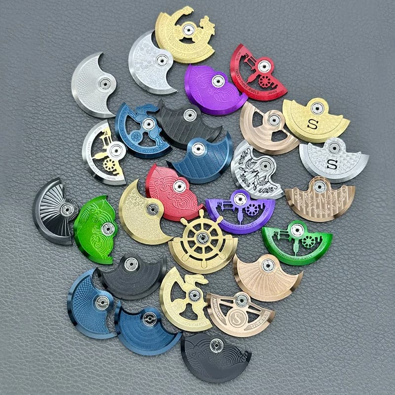 Customized Rotor NH Series Movement Rotor NH35 Rotor For NH38 NH39 4R35 7S26 NH35 Movement Pendulum Oscillating Automatic Rotor