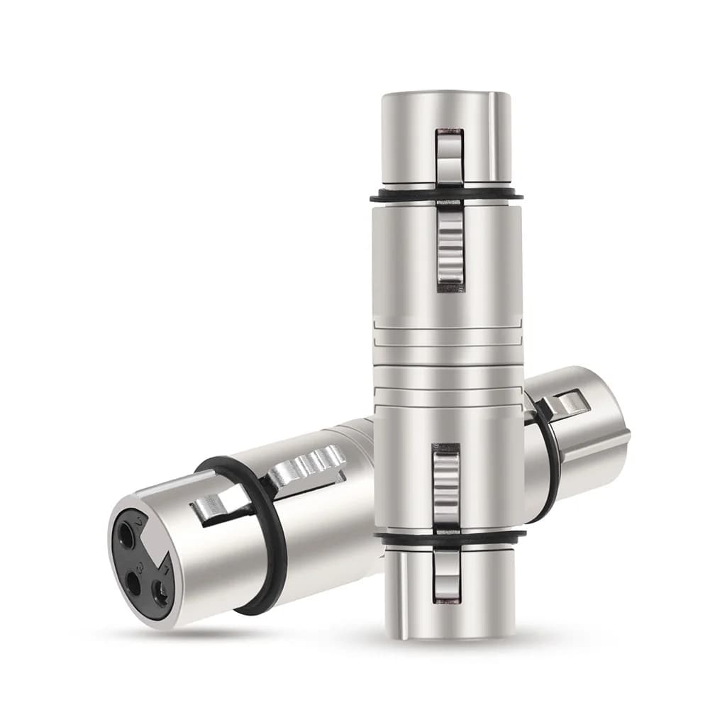 Adattatore XLR a 3 pin da femmina a femmina per microfono e mixer