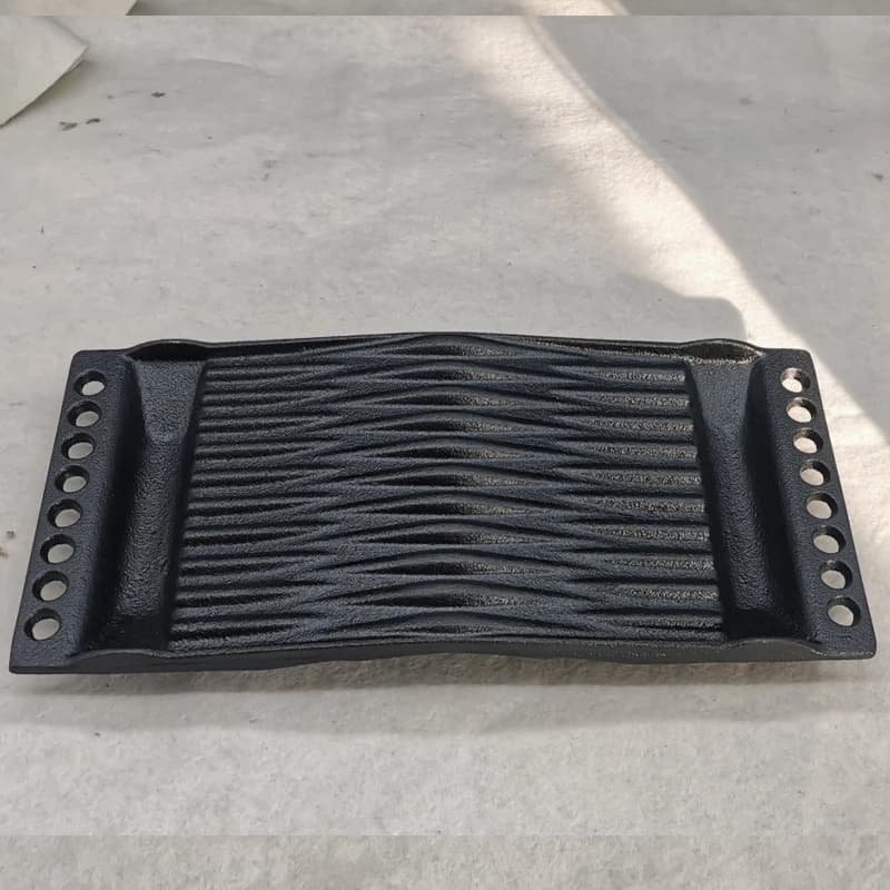 Roasting pan with cast iron plate, 36,5 * 17,5 cm