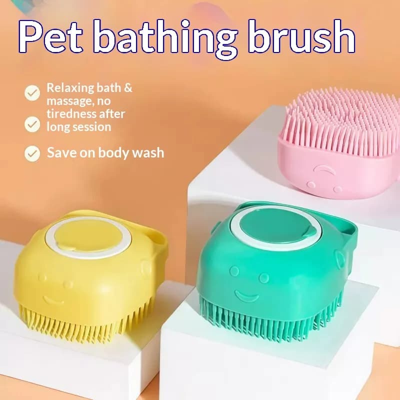 1/2PCS Silicone Shampoo Bath Brush Scalp Massage Scrubber Gentle Shower Tool for Baby Kids Bathroom Accessory