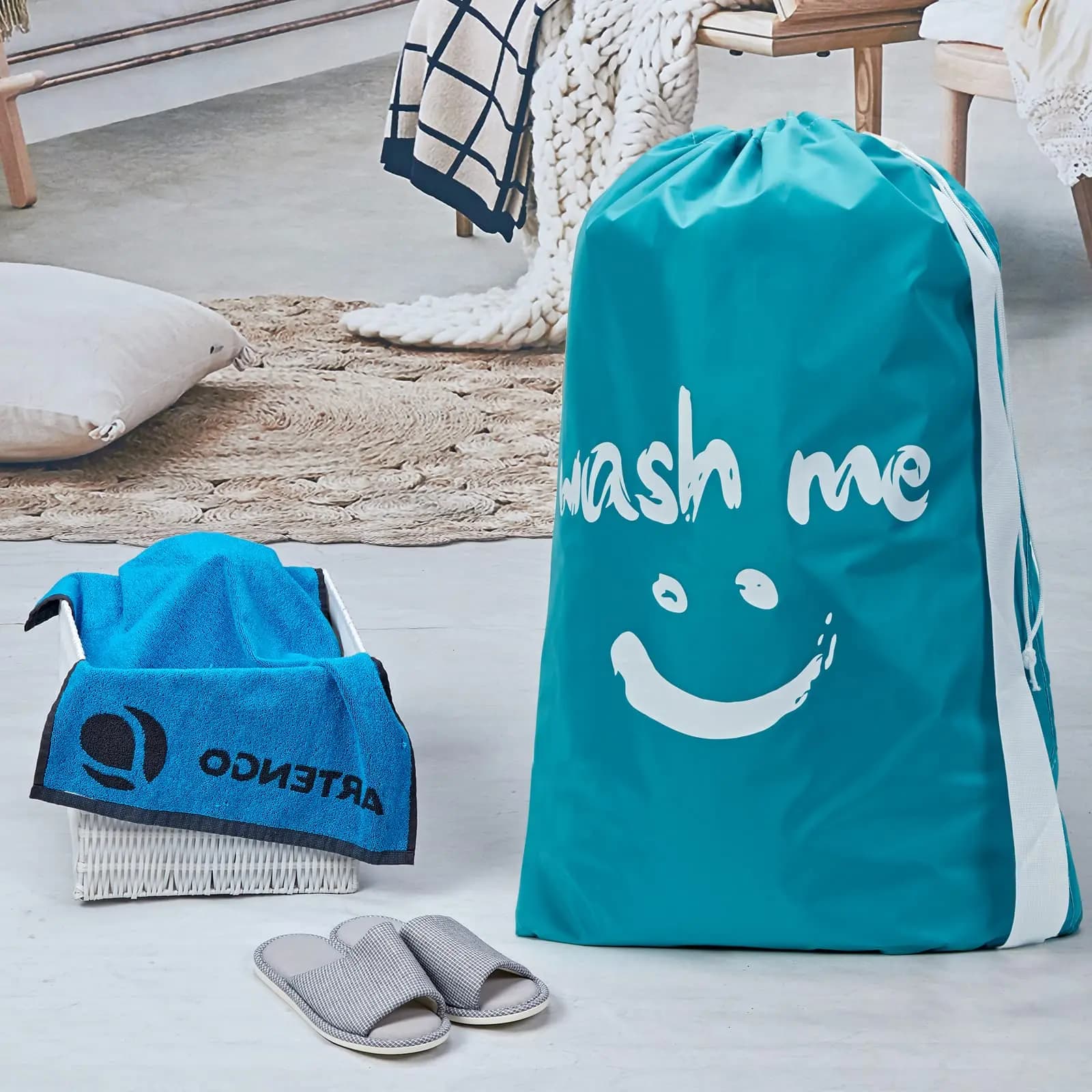 1pc Travel Laundry Bag, Dirty Clothes Organizing Bag, Large Multi-functional Bundle Bag Outdoor Storage Bag