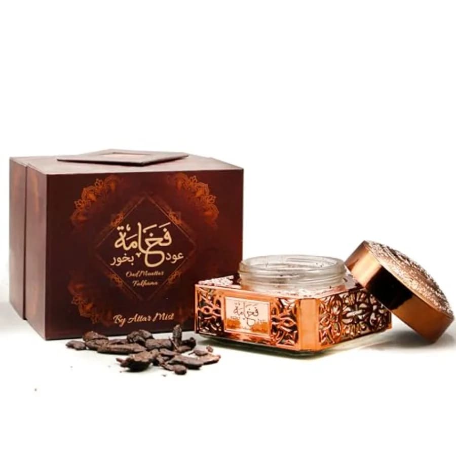 Oud Wood Incense Charcoal Chips - Agarwood Oudh Bakhoor Fakha Arabian Oud Sticks Aromatic Incenses for the Home Long Lasting